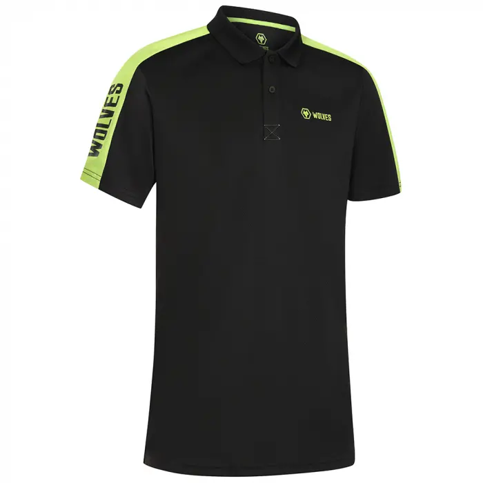 Wolverhampton Wanderers Store | Shop Official Progression Polo – Black/Green Wolves Gear
